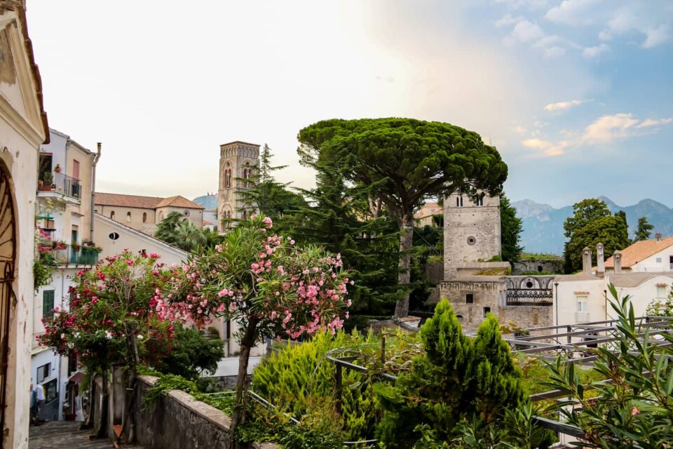 Top places to visit in Italy - Ravello a beautiful and colourfull town on the Amalfi Coast