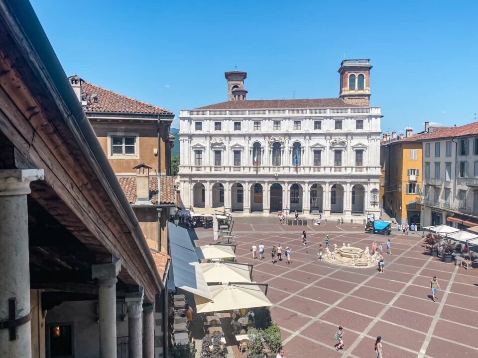 Things to do in Bergamo: Palazzo Nuovo (Angelo Mai Library opposite Piazza Vecchia